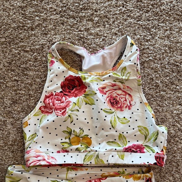 Mono B Floral Print Sports Bra and Leggings Set - Picture 2 of 9